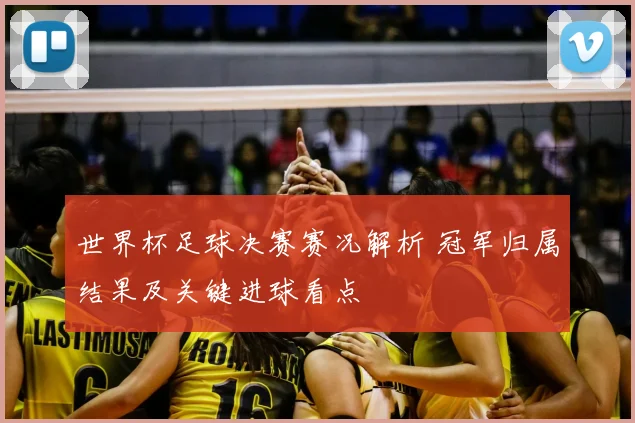 世界杯足球决赛赛况解析 冠军归属结果及关键进球看点